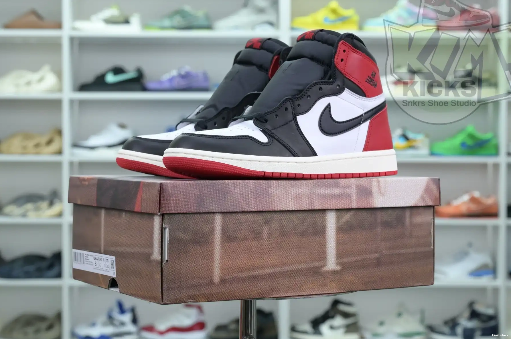 Toe Jordan OG“Black Kimikick Jordan Air 1High Reimagined” 0523
